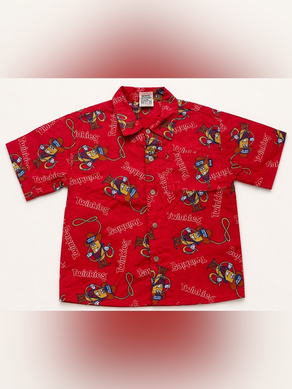 Vintage Twinkies The Kid Boys Size 10 Button Up Shirt Western Cowboy​